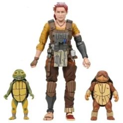 Tortugas Ninja (The Last Ronin The Lost Years) Figura Synja Grammy April with Baby Yi & Moja 18 cm