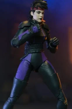 Tortugas Ninja (The Last Ronin The Lost Years) Figura Casey Marie with Last Ronin Motorcycle 18 cm