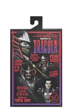 Tortugas Ninja x Universal Monsters Figuras Shredder as Dracula Classic Colors 18 cm