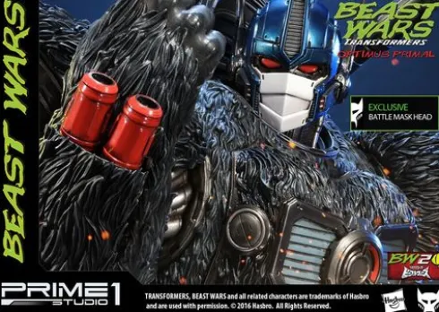 Transformers Beast Wars Estatua 1/3 Optimus Primal & Optimus Primal Exclusive 63 cm Surtido (3)