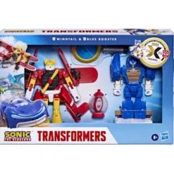 Transformers Collaborative Sonic the Hedgehog x Transformers Wingtail and Blue Booster