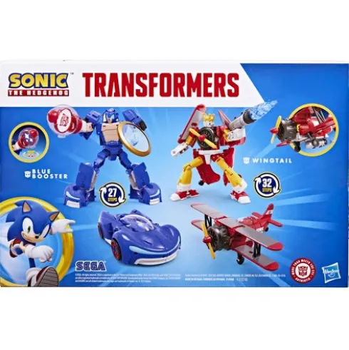 Transformers Collaborative Sonic the Hedgehog x Transformers Wingtail and Blue Booster