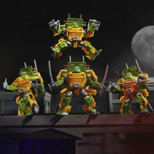 Transformers Collaborative Teenage Mutant Ninja Turtles x Transformers Party Wallop