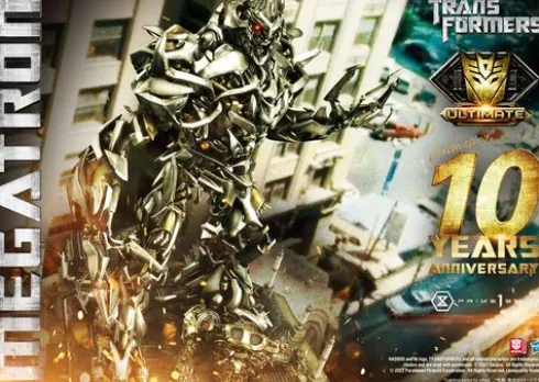 Transformers Estatua Museum Masterline Megatron Ultimate Bonus Version 84 cm