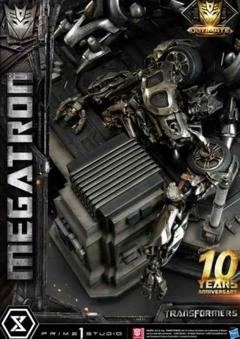 Transformers Estatua Museum Masterline Megatron Ultimate Bonus Version 84 cm