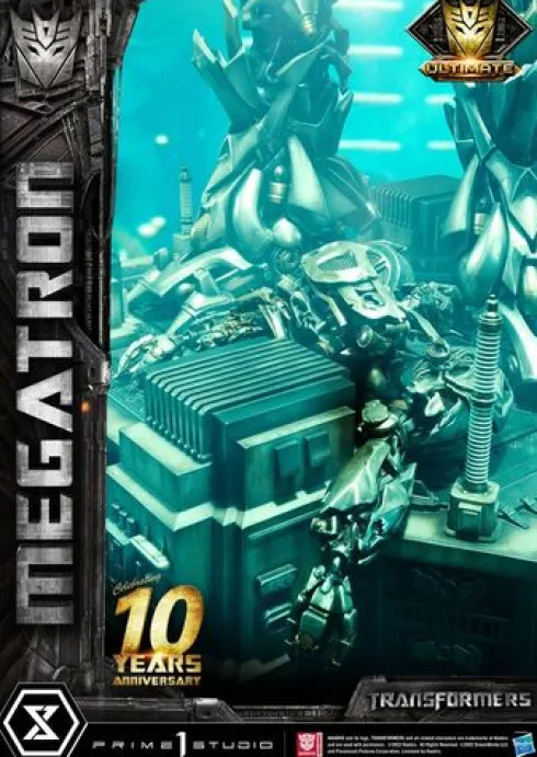 Transformers Estatua Museum Masterline Megatron Ultimate Bonus Version 84 cm