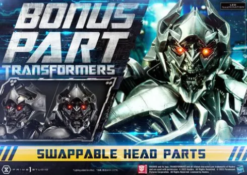 Transformers Estatua Museum Masterline Megatron Deluxe Bonus Version 84 cm