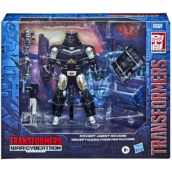 Transformers Generations War for Cybertron Deluxe Covert Agent Ravage and Micromaster Decepticons Forever Ravage
