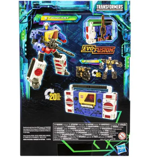 Transformers Legacy Evolution Twincast and Autobot Rewind