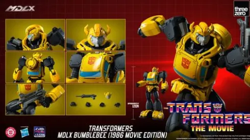 Transformers Mdlx Bumblebee 1986 Movie Edition Action Figure