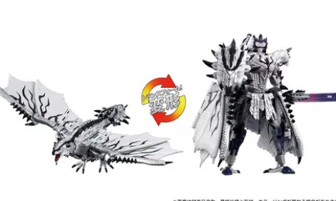 Transformers Takara Tomy Monster Hunter Silver Rathalos Prime