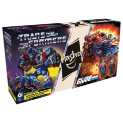 Transformers x G.I. Joe Figuras Decepticon Soundwave Dreadnok Thunder Machine with Zarana & Zartan
