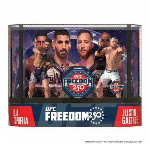 UFC McFarlane’s SportsPicks Figuras 2-Pack Ilia Topuria vs Justin Gaethje (Freedom 250) 18 cm