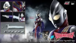 Ultraman Tiga Figura FigZero 1/6 Ultraman Tiga Multi Type 32 cm