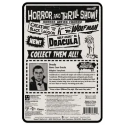 Universal Monsters Figura ReAction+ Wave 1 Dracula 10 cm