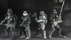 Universal Monsters x Teenage Mutant Ninja Turtles pack de 4 Figuras Turtles Black & White 18 cm