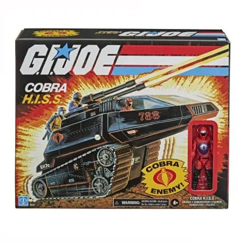 Vehículo Gi Joe Cobra H.I.S.S. y conductor Retro Collection Hasbro