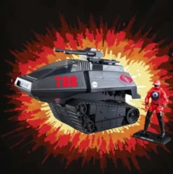 Vehículo Gi Joe Cobra H.I.S.S. y conductor Retro Collection Hasbro