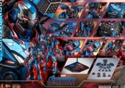 Vengadores: Endgame Figura Movie Masterpiece Series Diecast 1/6 Iron Patriot 32 cm