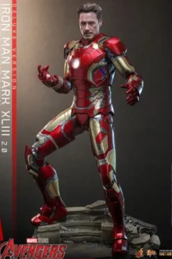 Vengadores: La era de Ultrón Figura Movie Masterpiece Diecast 1/6 Iron Man Mark XLIII (2.0) (Deluxe Version) 32 cm