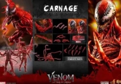 Venom: Habrá Matanza Figura Movie Masterpiece Series PVC 1/6 Carnage 43 cm