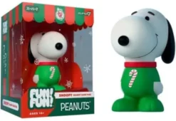 Vintage Peanuts Fun! Fun! Figura Mini Wave 03 Holiday Snoopy (Candy Cane PJs)