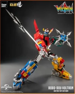 Voltron: Defender of the Universe Figura Robo-Dou Voltron Retro Toy Edition 27 cm
