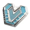 Wakanda Forever Iron Heart Arc Reactor Réplica que brilla en la oscuridad Pin magnético