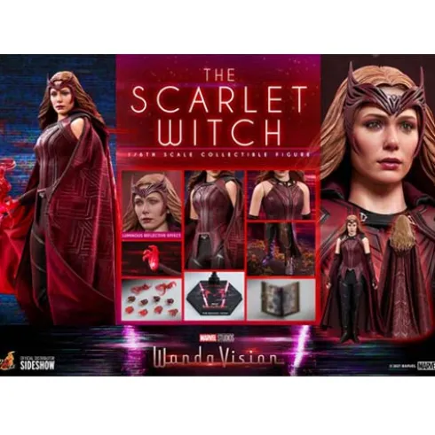 WandaVision Figura 1/6 The Scarlet Witch 28 cm Marvel Hot Toys
