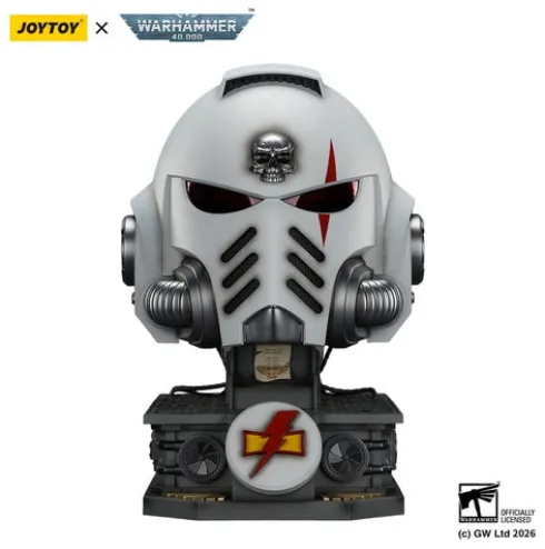 Warhammer 40,000 Casco con Soporte de Exhibición White Scars MkX 44 cm