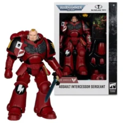 Warhammer 40,000 Figura Assault Intercessor Sergeant (Blood Angel) 18 cm