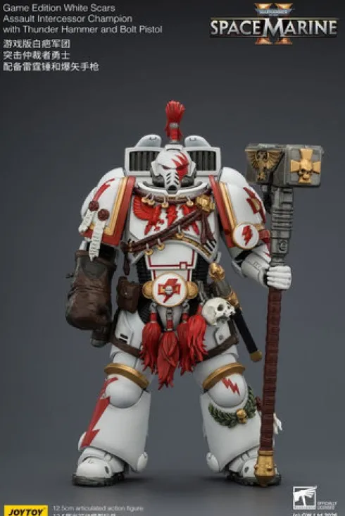 Warhammer Figura Game Edition White Scars Assault Intercessor Champion 13 cm