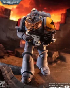 Warhammer 40,000 Figura Grey Hunter (Space Wolves) 18 cm