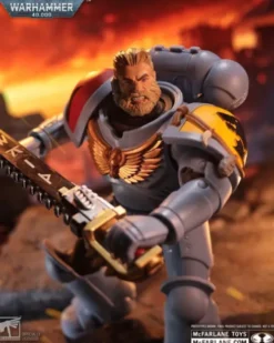 Warhammer 40,000 Figura Grey Hunter (Space Wolves) 18 cm