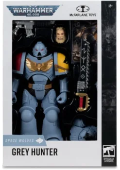 Warhammer 40,000 Figura Grey Hunter (Space Wolves) 18 cm