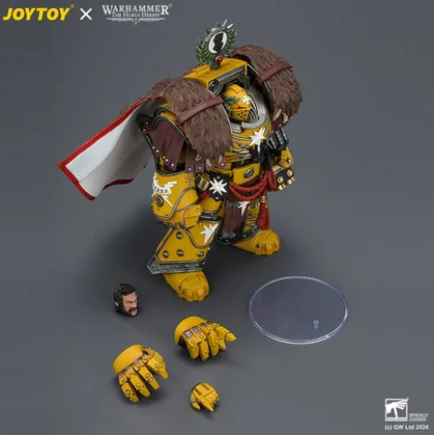 Warhammer Figura Imperial Fists Lord Castellan Evander Garrius, The Tyrant of Cthonia 14 cm