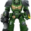 Warhammer 40,000 Figura Salamanders Terminator 3 with Power Fist and Assault Cannon 14 cm