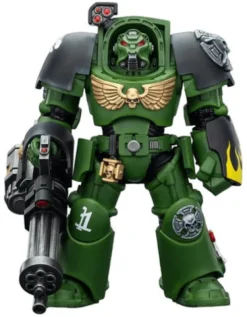 Warhammer 40,000 Figura Salamanders Terminator 3 with Power Fist and Assault Cannon 14 cm
