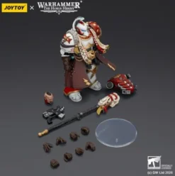 Warhammer 40,000 Figura White Scars Stormseer Consulwith Force Staff and Bolt Pistol 12 cm