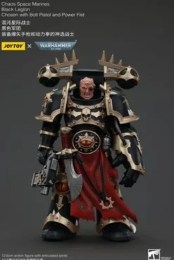 Warhammer 40k Actionfigur Chaos Space Marines Black Legion Chosen with Bolt Pistol and Power Fist 20 cm