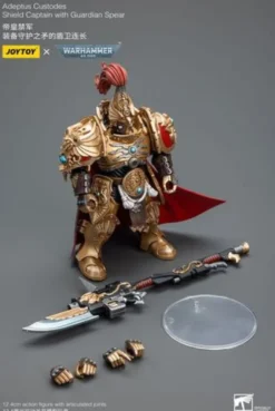 Warhammer 40k Figura 1/18 Adeptus Custodes Shield Captain with Guardian Spear 12 cm