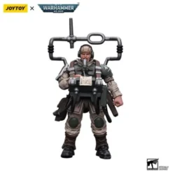 Warhammer 40k Figura 1/18 Astra Militarum Cadian Command Squad Veteran with Master Vox