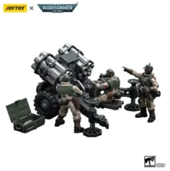 Warhammer 40k Figura 1/18 Astra Militarum Ordnance Team with Malleus Rocket Launcher