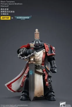Warhammer 40k Figura 1/18 Black Templars Primaris Sword Brethren Eberwulf 12 cm
