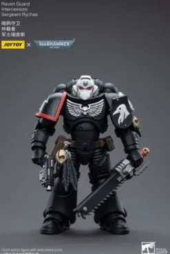 Warhammer 40k Figura 1/18 Raven Guard Intercessors Sergeant Rychas 12 cm
