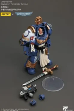 Warhammer 40k Figura 1/18 Ultramarines Captain In Terminator Armour 14 cm