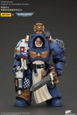Warhammer 40k Figura 1/18 Ultramarines Captain In Terminator Armour 14 cm