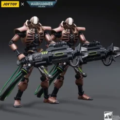 Warhammer 40k Pack de 2 Figuras 1/18 Necrons Szarekhan Dynasty Immortal with Tesla Carbine 11 cm