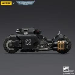 Warhammer 40,000 Raider-pattern Combat Bike Raven Guard with twin-linked bolt rifles 22 cm
