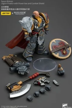 Warhammer The Horus Heresy Figura 1/18 Space Wolves Legion Praetor with Power Axe and Combat Shield 12 cm